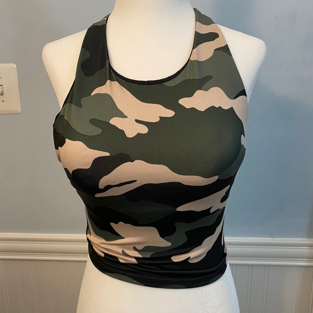 Camo Workout Top